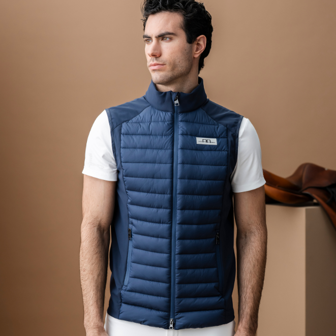 Alessandro Albanese Men's Kari Gilet #colour_core-navy