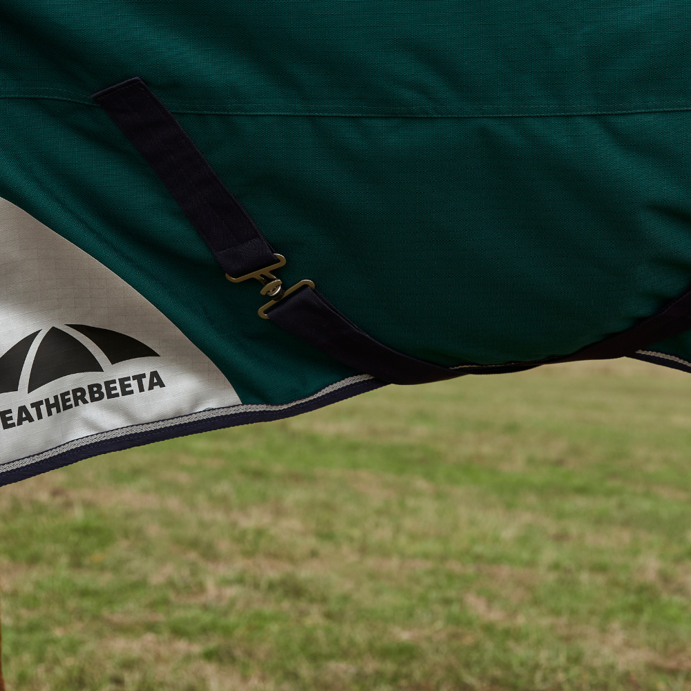 Weatherbeeta Comfitec Plus Dynamic 0G Turnout #colour_forest-green-navy