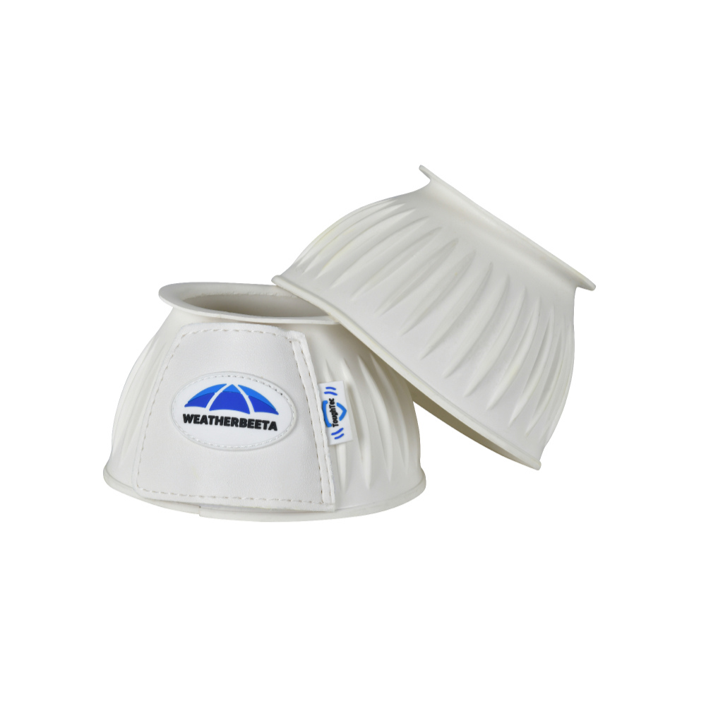 Weatherbeeta Tough-Tec Prime Rubber Bell Boots #colour_white-white