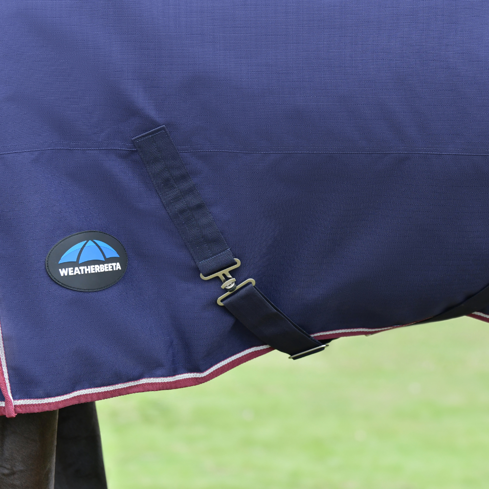 Weatherbeeta Comfitec Essential 50G Combo Turnout #colour_navy-burgundy