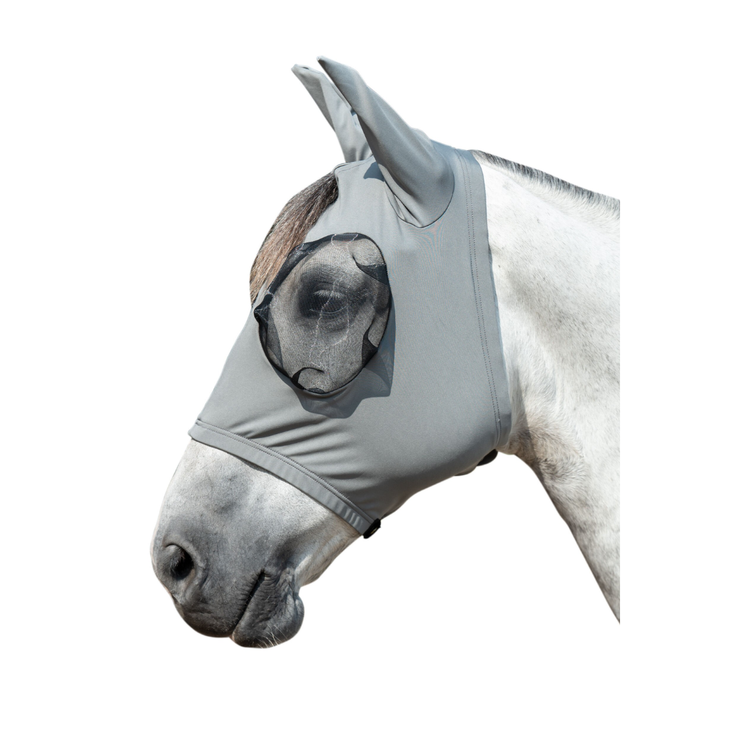 HKM Anti-Fly Mask -Elastic- #colour_grey