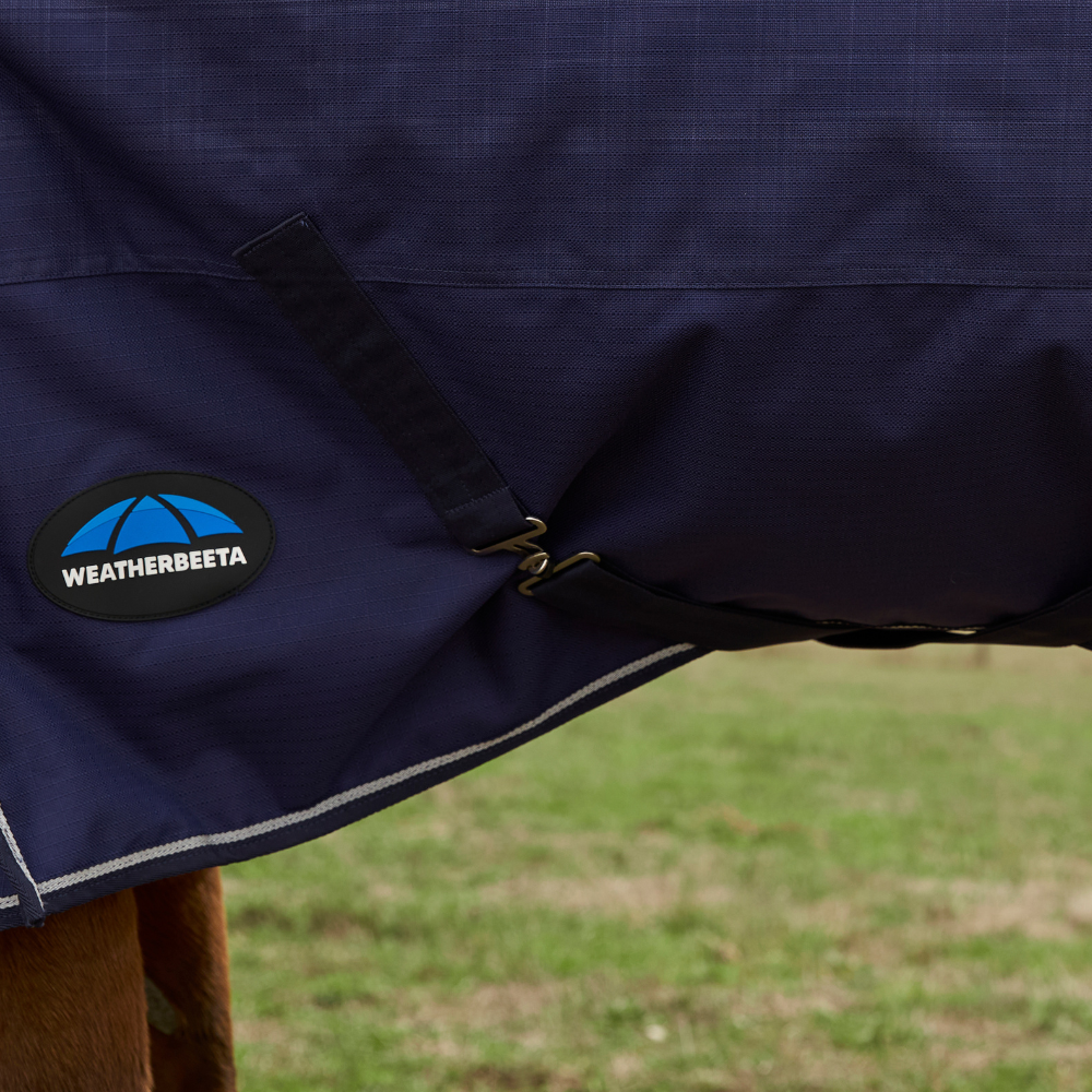 Weatherbeeta Comfitec Prelim 220G Combo Turnout #colour-navy-embossed-plaid