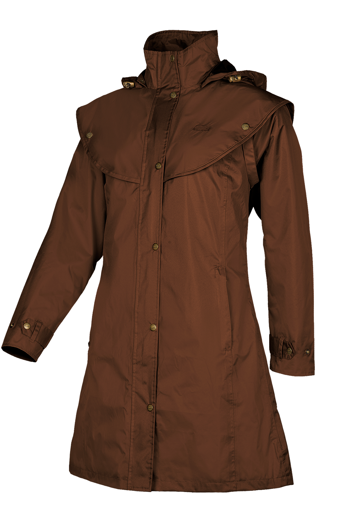 Baleno Worcester Ladies Raincoat #colour_earth-brown