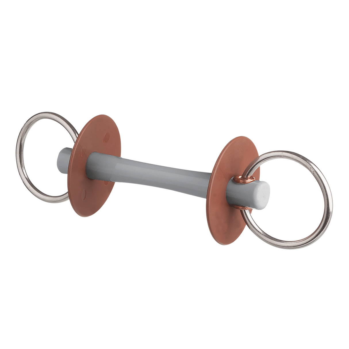 Beris Hard 7.5cm Loose Ring Snaffle Bit with Thin Comfort Bar