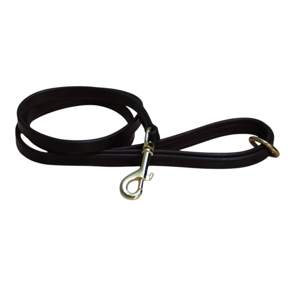 Mackey Padded Dog Lead #colour_black