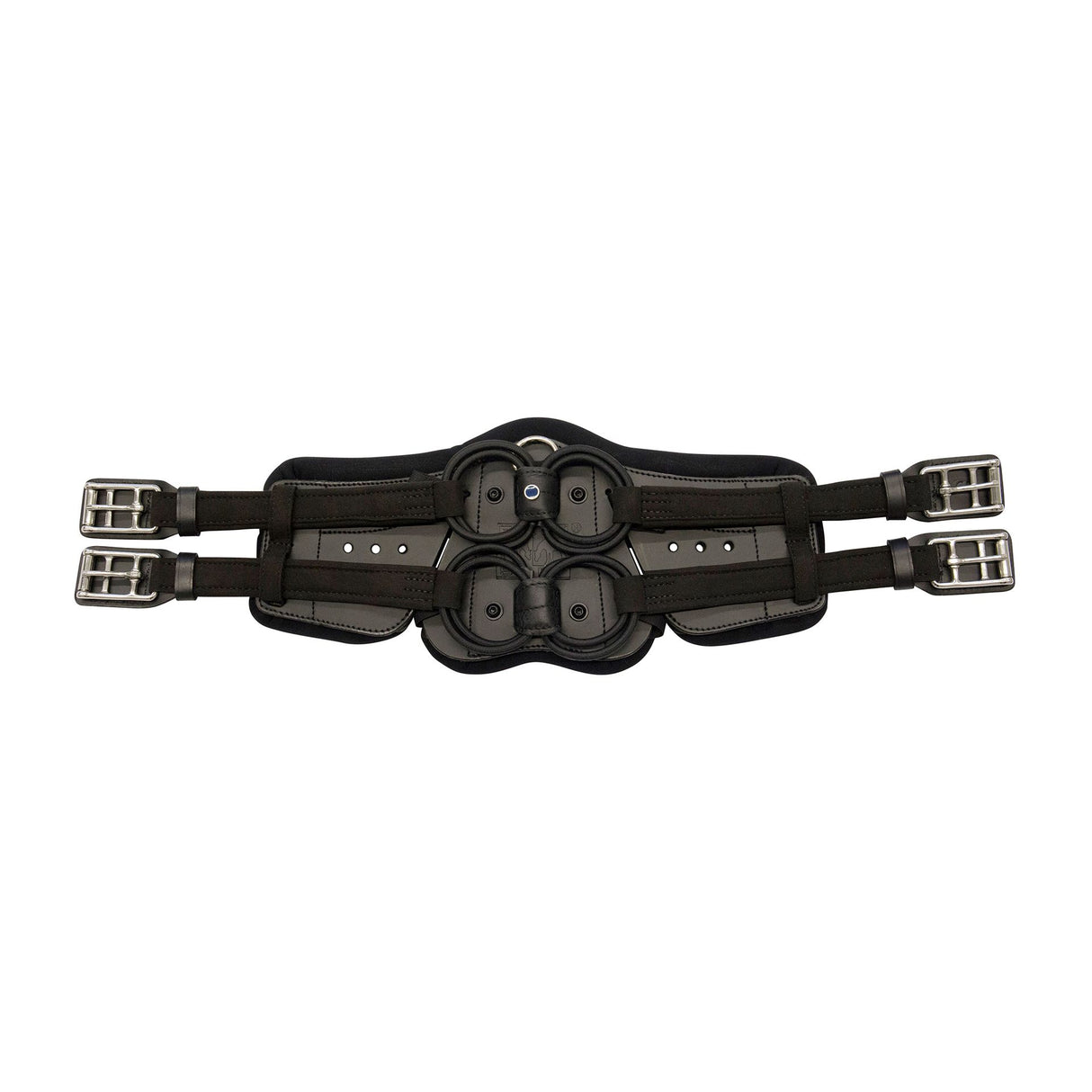 Stubben Equi-Soft® Saddle Girth with Cover - Black #colour_neoprene-black