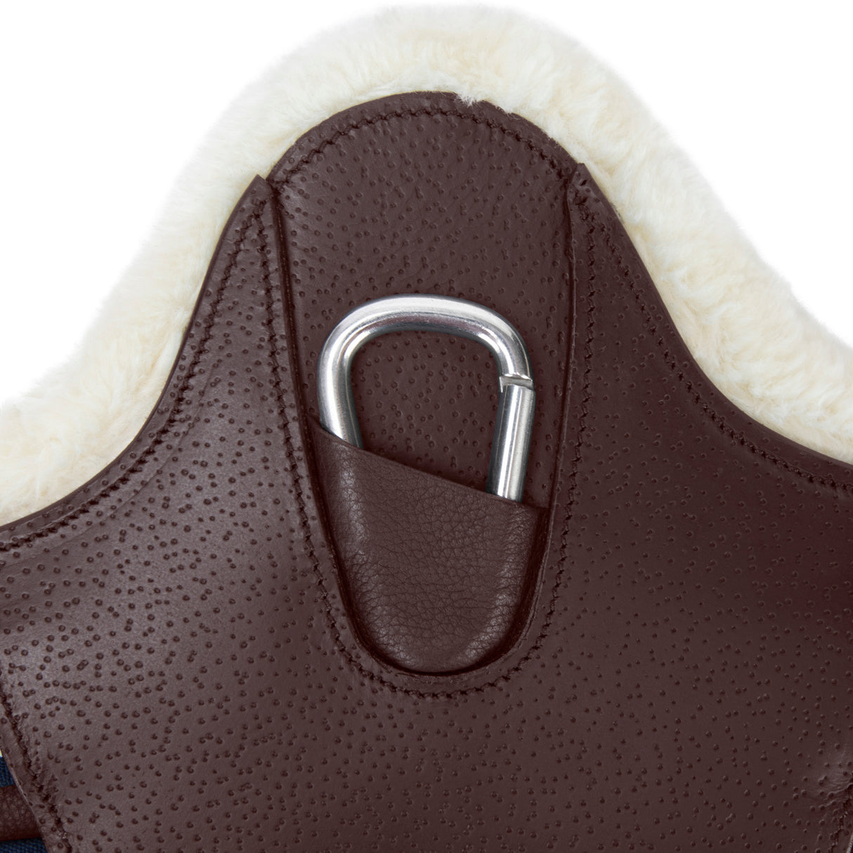 Shires Velociti Lusso Elite Short Stud Girth #colour_havana
