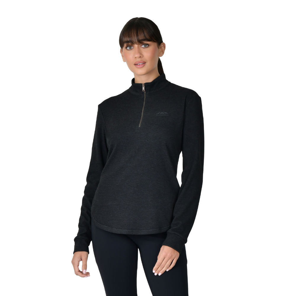 Weatherbeeta Ladies London Layer Long Sleeve Top #colour_black-marle