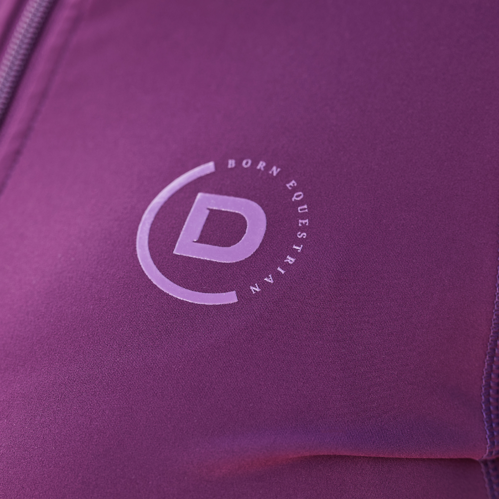 Dublin Ladies Versatile Fitted Zip Through Jacket #colour_purple-violet