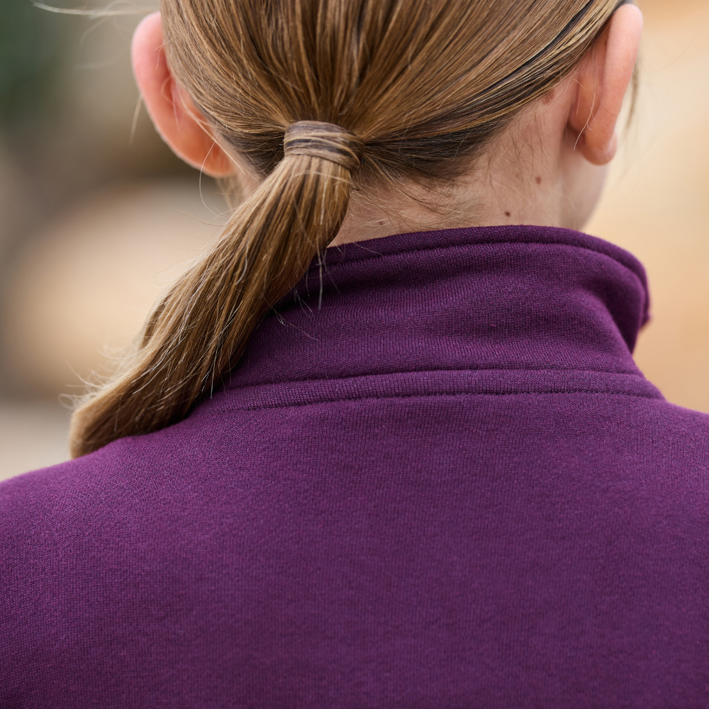 Dublin Children's 1/4 Zip Fleece Pullover #colour_purple-violet