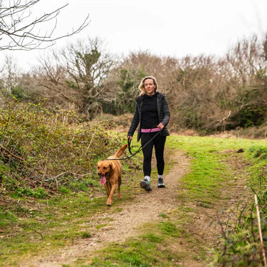 Mountain Paws Extra Long Rope Dog Lead #colour_black