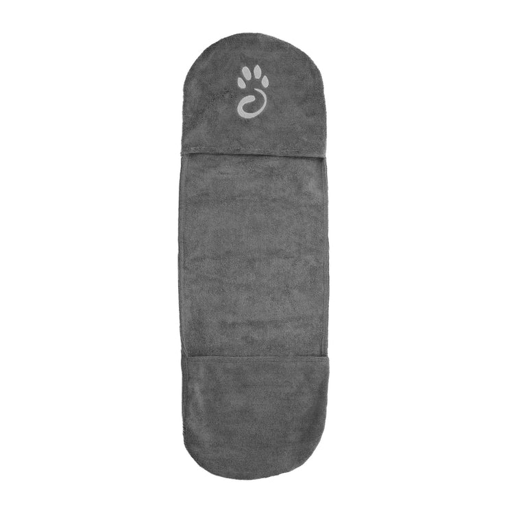 Mountain Paws Muddy Dog Towel #colour_grey