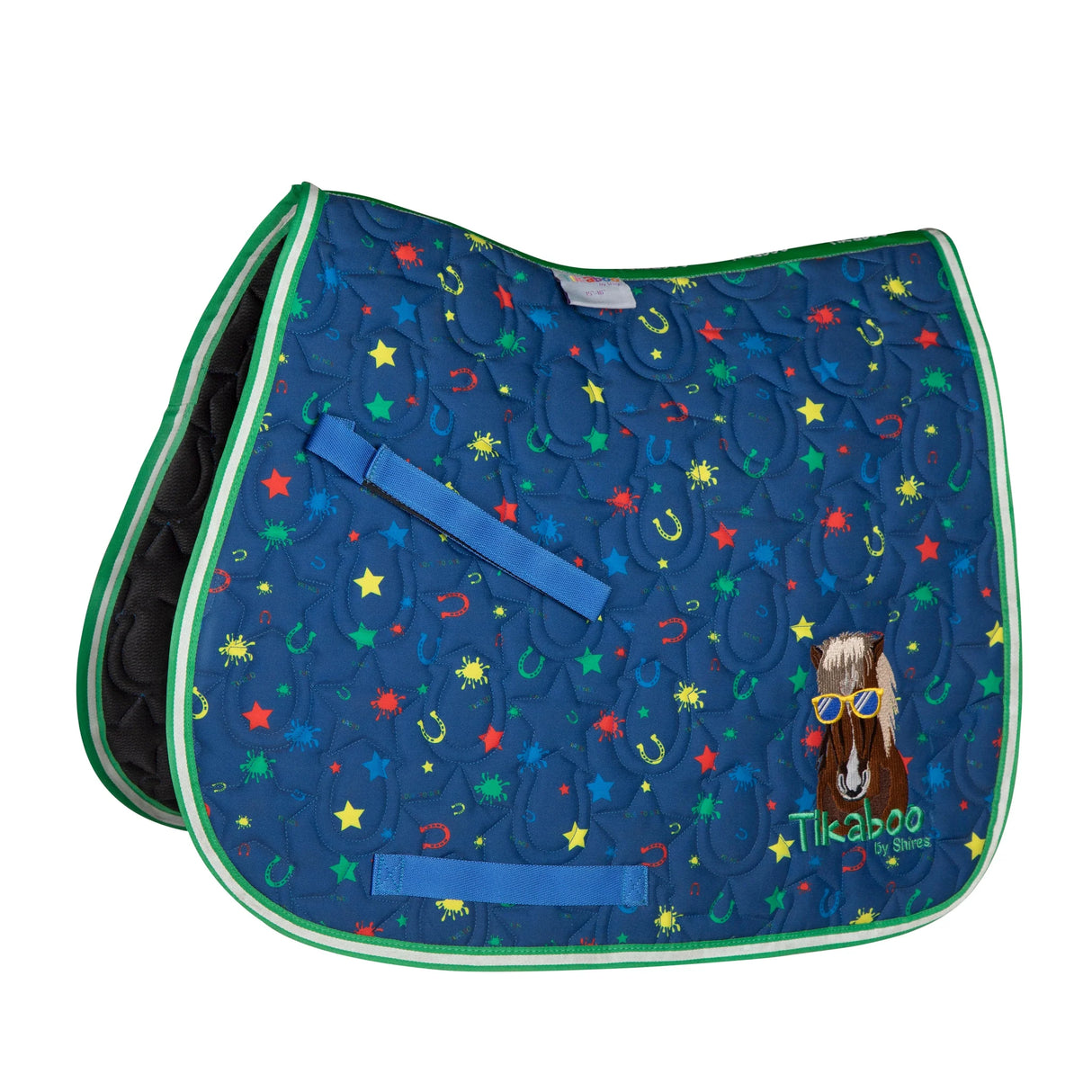 Shires Tikaboo Saddle Pad #colour_navy