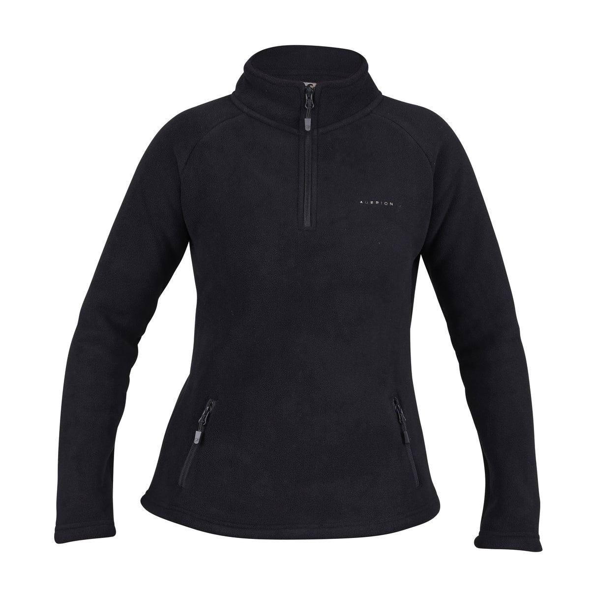 Shires Aubrion Restore Half Zip Fleece #colour_black