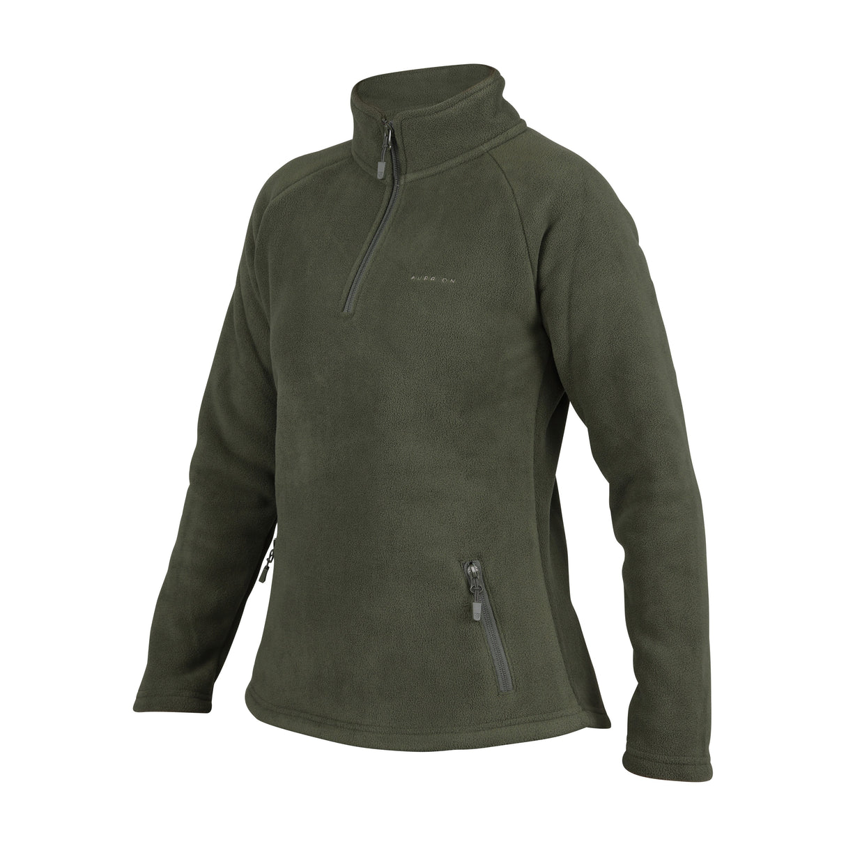 Shires Aubrion Restore Half Zip Fleece #colour_green