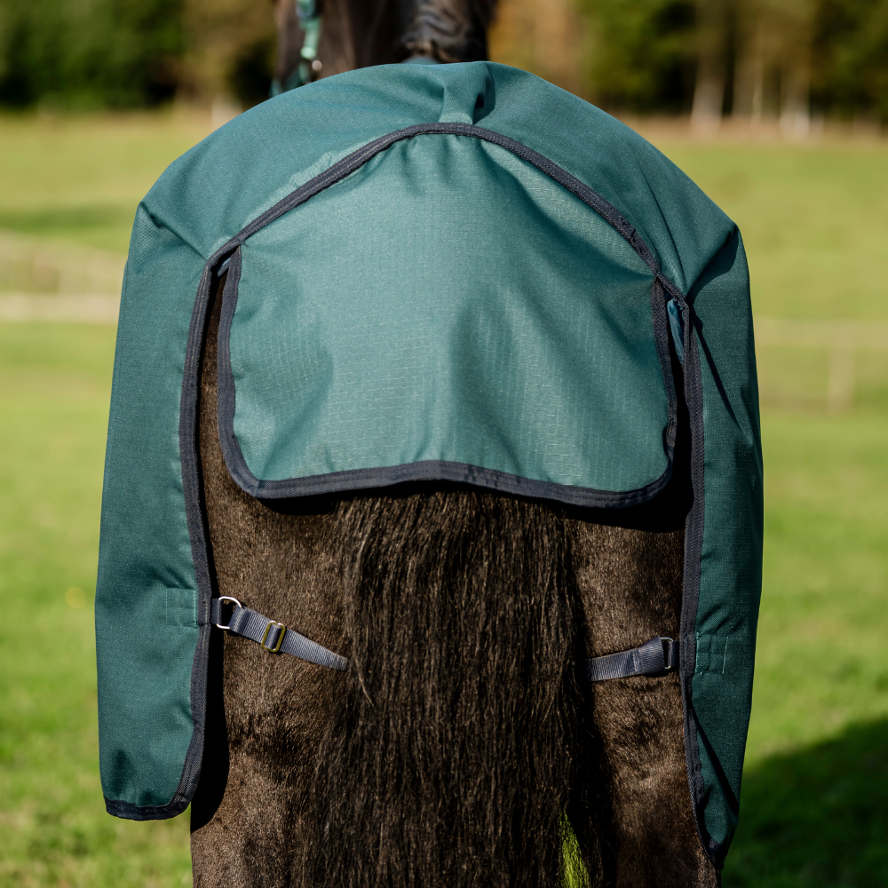 Horseware Ireland Amigo Ripstop 900D 100g Pony Turnout Rug #colour_dynasty-green-navy-silver