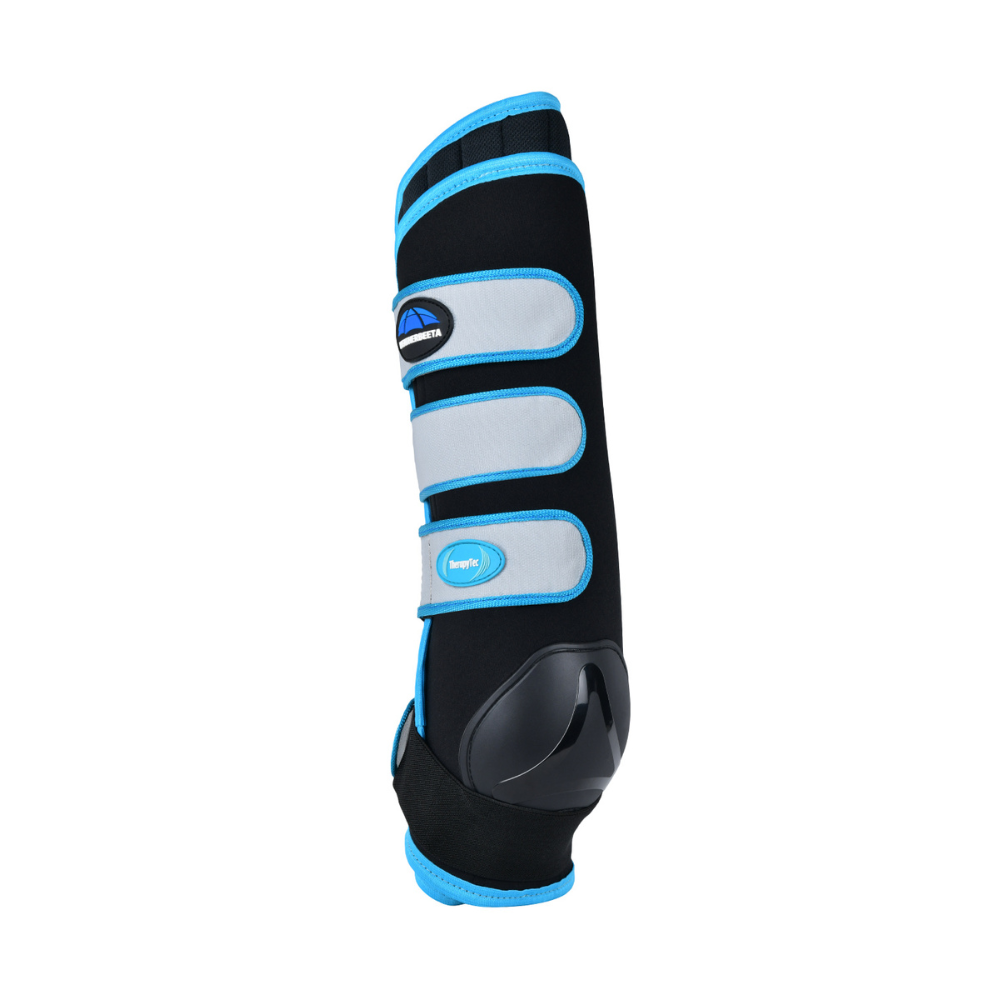Weatherbeeta Therapy-Tec Stable Boot Wraps #colour_black-blue