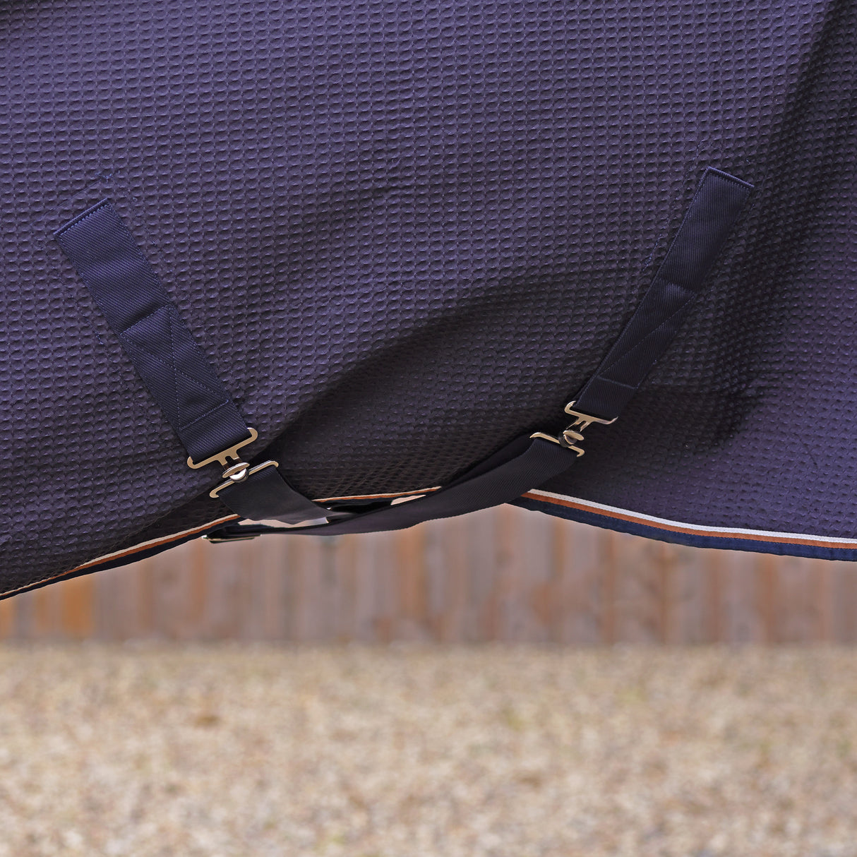 Shires Tempest Original Waffle Rug #colour_navy