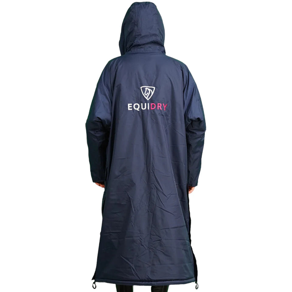 EQUIDRY Women's Thick Fleece Evolution #colour_navy-raspberry