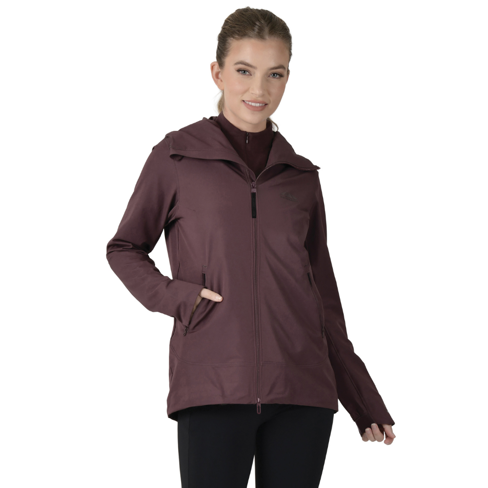 Weatherbeeta Ladies Abrasion Proof Stretch Riding Jacket #colour_mulberry