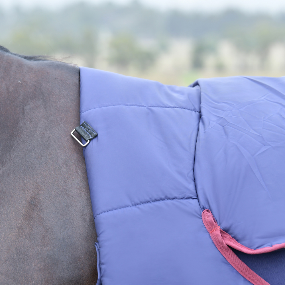 Weatherbeeta Comfitec Essential 360G Combo Turnout #colour_navy-burgundy