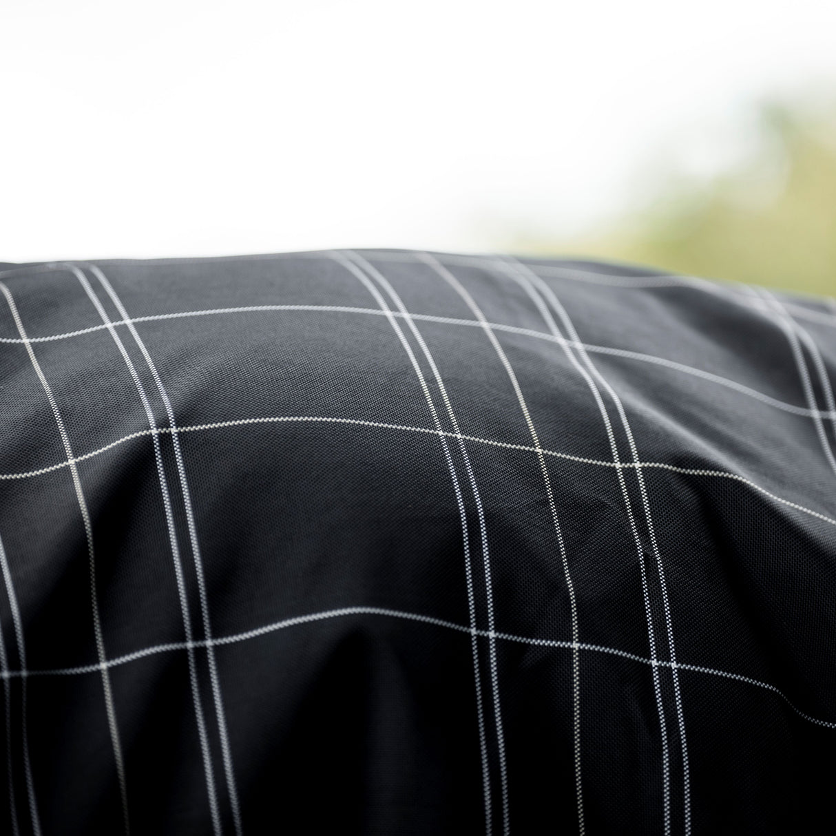 Horseware Ireland Rhino Wug 0g Turnout Rug #colour_black-grey-white-check-grey