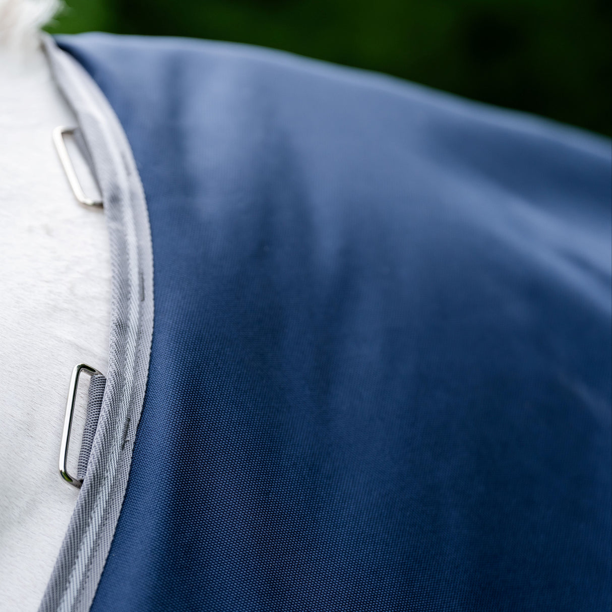 Horseware Ireland Amigo 1200D XL 50g Turnout Rug #colour_navy-titanium-grey-silver