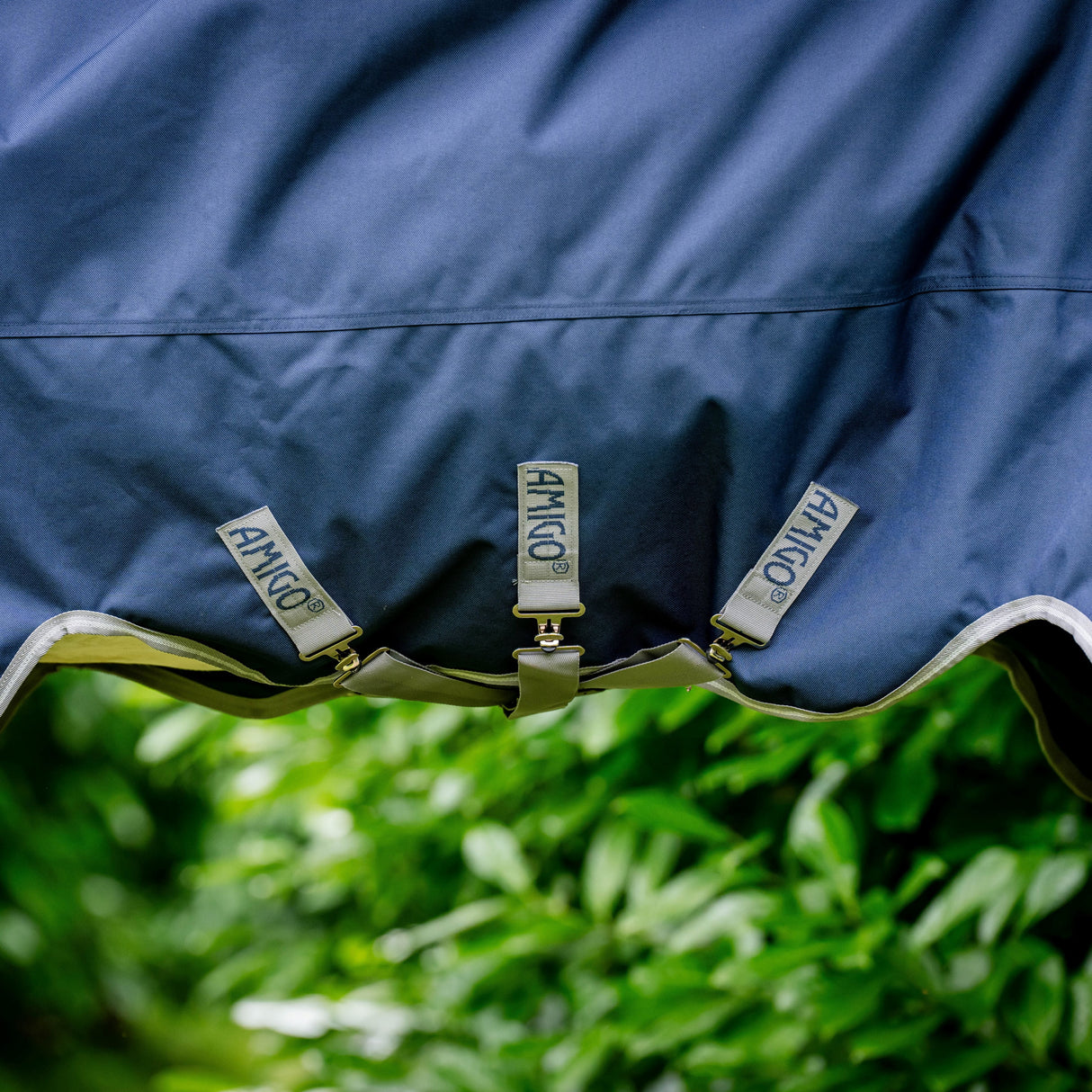 Horseware Ireland Amigo 1200D XL 50g Turnout Rug #colour_navy-titanium-grey-silver