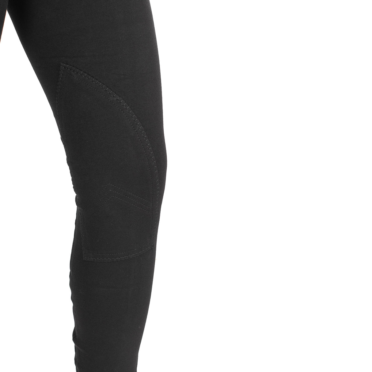 Equestro Selene Model Woman Breeches In Stretch Cotton #colour_black
