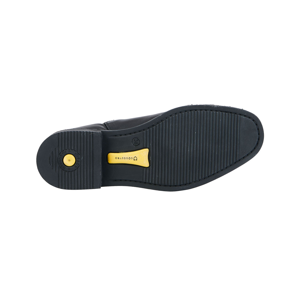 Equestro Unisex Ankle Boots With Side Elastics #colour_black