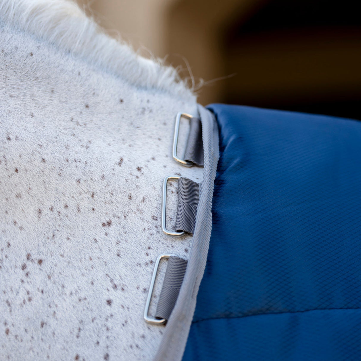 Horseware Ireland Amigo Ripstop Insulator 100g Pony Stable Rug #colour_navy-titanium-grey