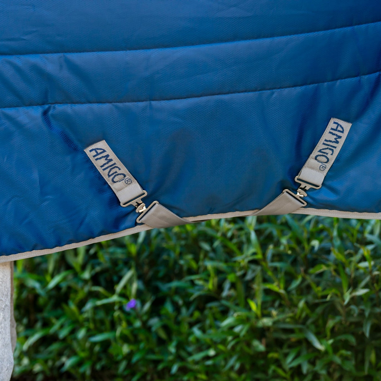 Horseware Ireland Amigo Ripstop Insulator 200g Plus Pony Stable Rug #colour_navy-titanium-grey