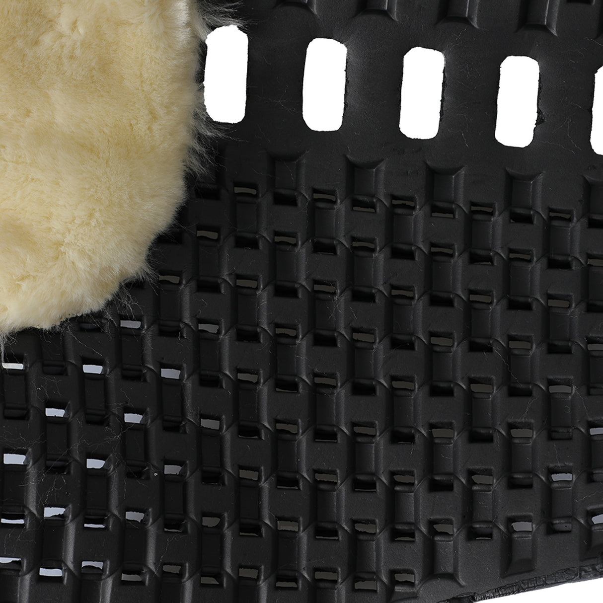 Acavallo Pad Piuma-FS Respira-FS Cut-Out Eva Rear Riser #colour_natural