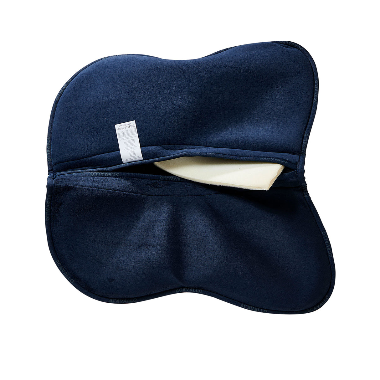 Acavallo Pad MF HPS CW-CS Suede Grip Gel Flat Configurable Pocket #colour_blue