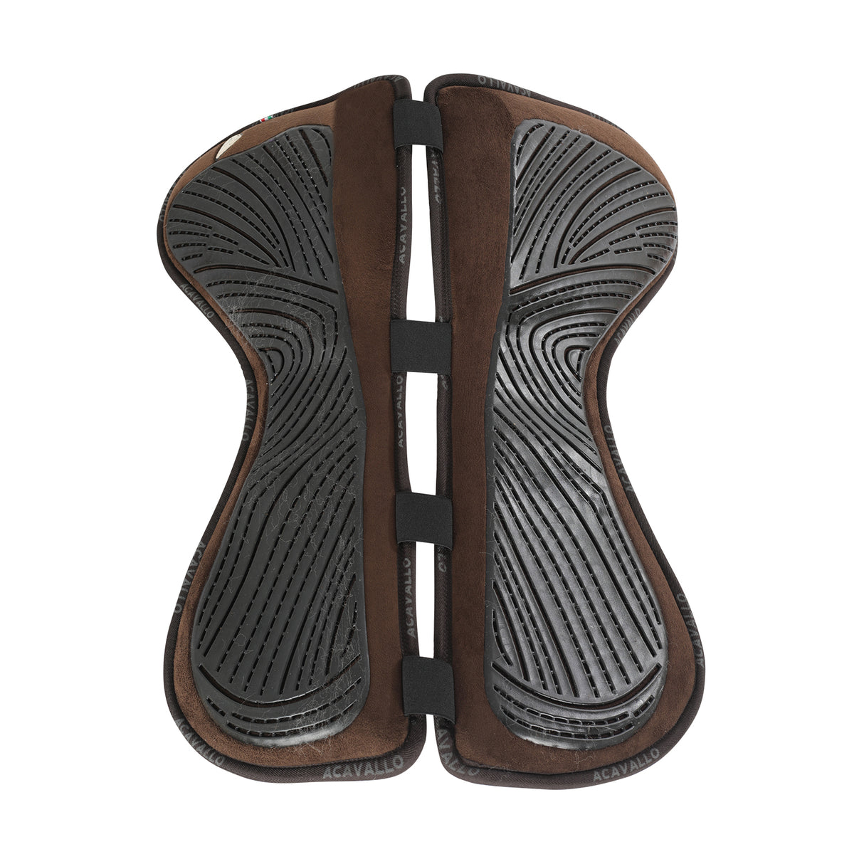 Acavallo Pad Mf Jccs Cw-Fs Suede Grip Gel Flat #colour_brown