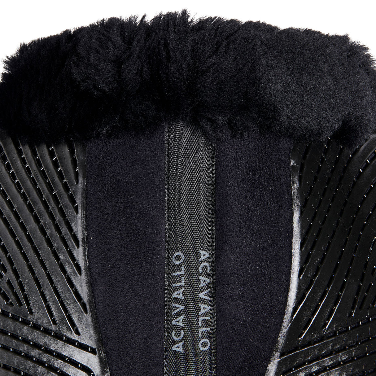 Acavallo Pad Mf-S Jccs-S Cw-Cs Suede Cut-Out Sheepskin Gel Grip Flat
#colour_black-black