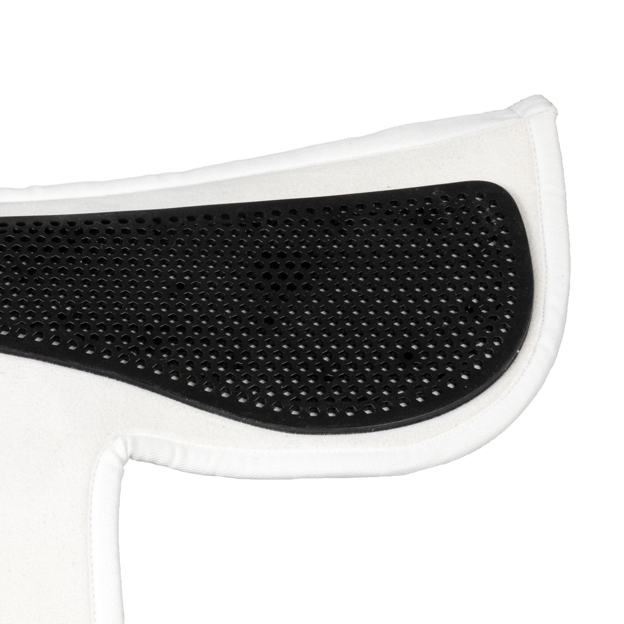 Acavallo Twin Sided Jumping Numnah Saddle Pad Gel Classic #colour_white