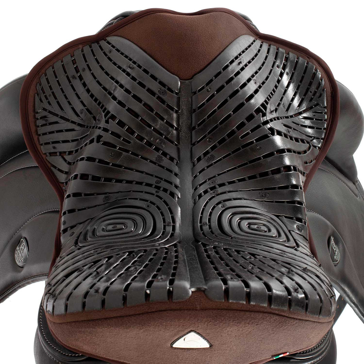 Acavallo Standard Seat Saver Dressage Air Plus Gel-Out Dri-Lex 10mm #colour_brown