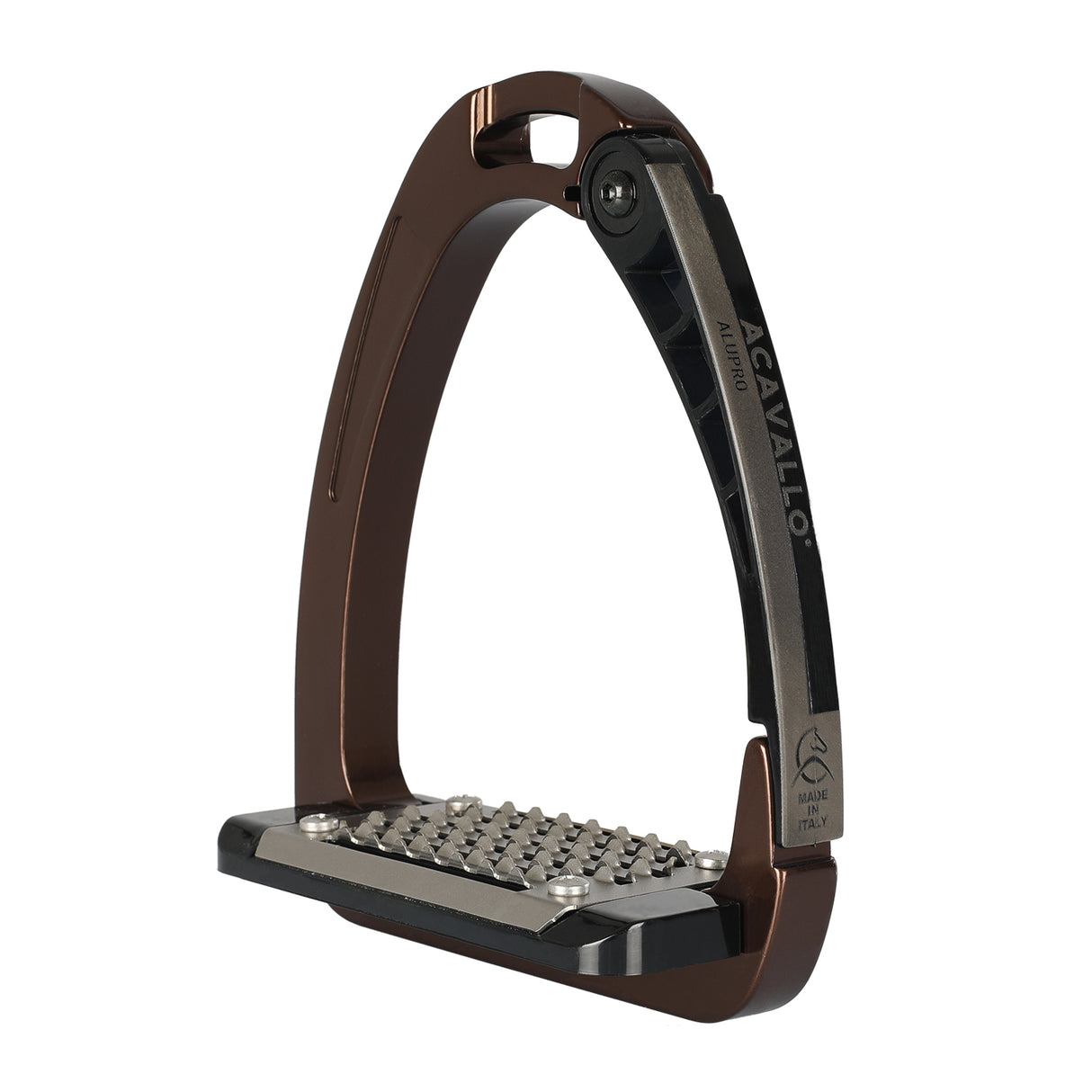 Acavallo Arena Alupro Stirrups #colour_brown