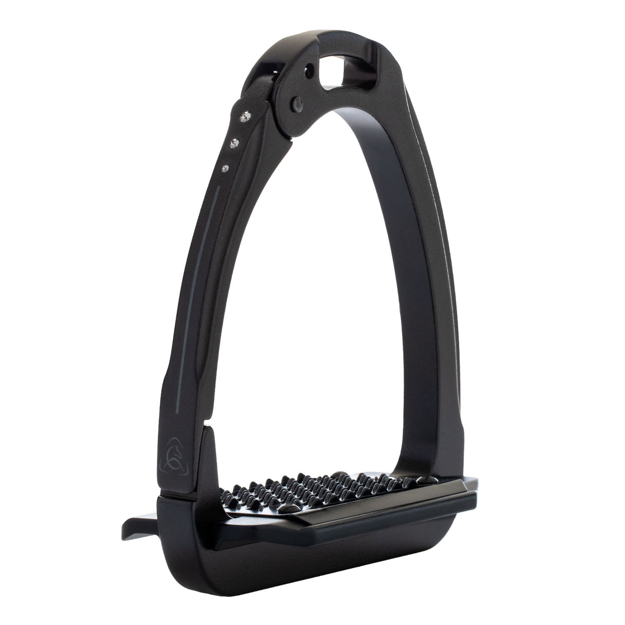 Acavallo Arena Aluplus 2.0 Stirrups Crystals #colour_black