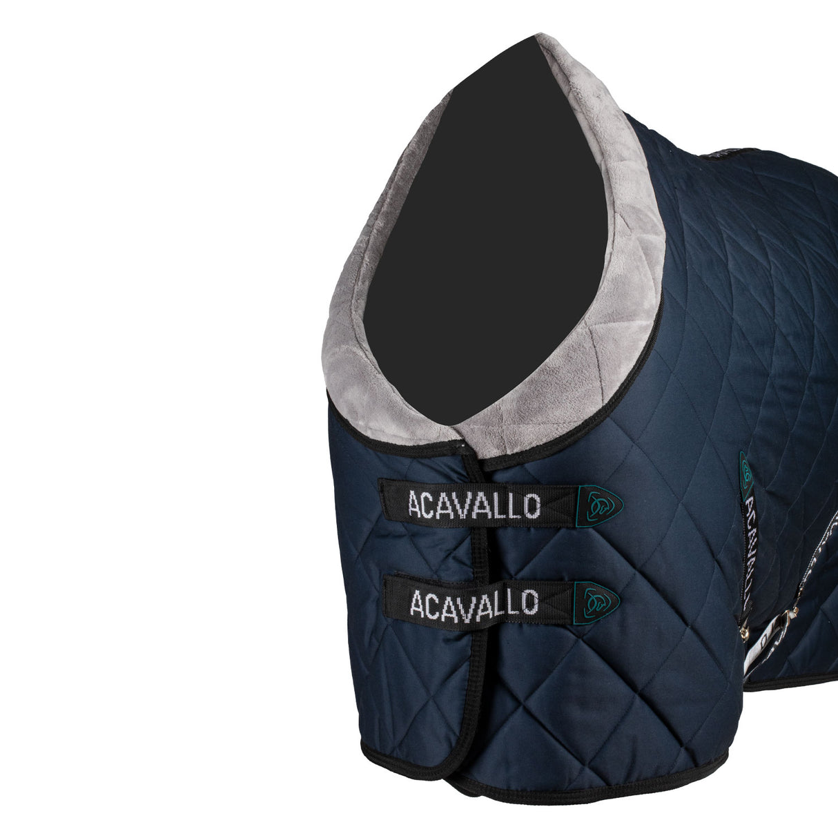 Acavallo Quilted Stable Rug 200G #colour_blue
