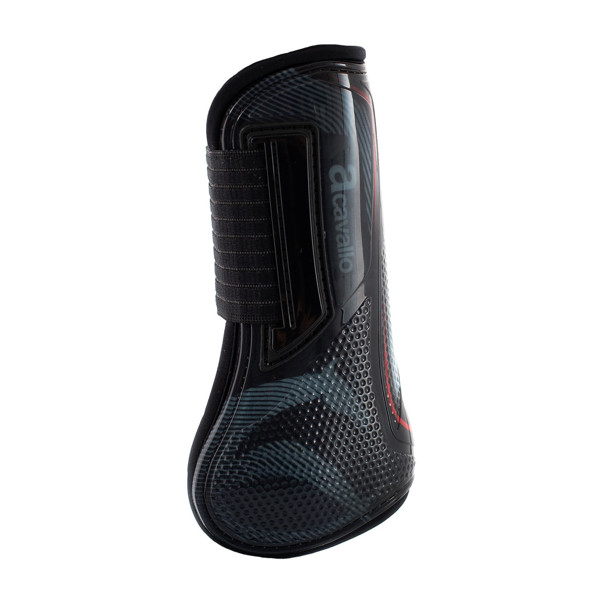 Acavallo Opera Gel Tendon Boots E-Click Fastening #colour_black