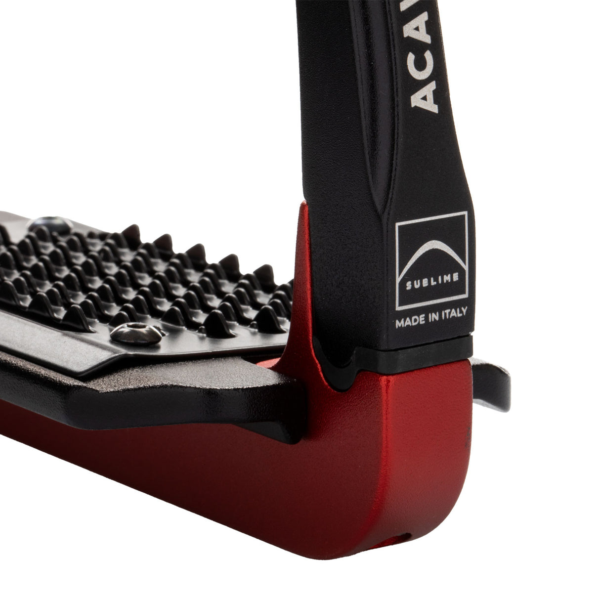 Acavallo Rel-X 180 Stirrups #colour_crimson-red