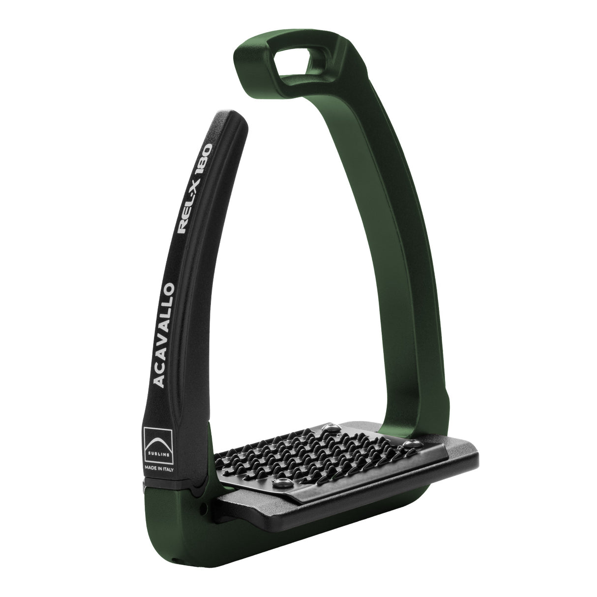 Acavallo Rel-X 180 Stirrups #colour_hunter-green