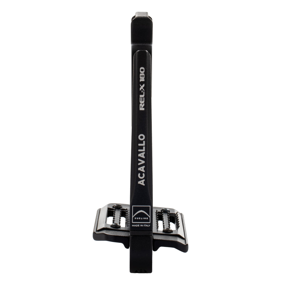 Acavallo Rel-X 180 Stirrups #colour_total-black
