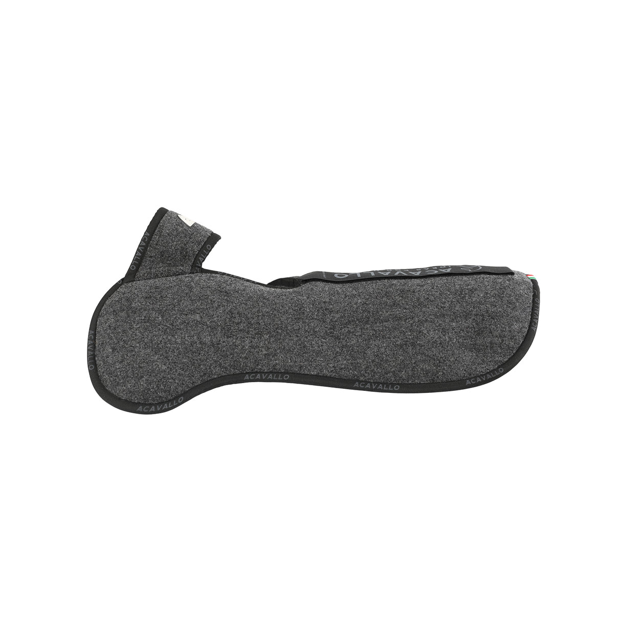 Acavallo Pad Piuma WFS Pocket Double Felt Rear Riser #colour_grey