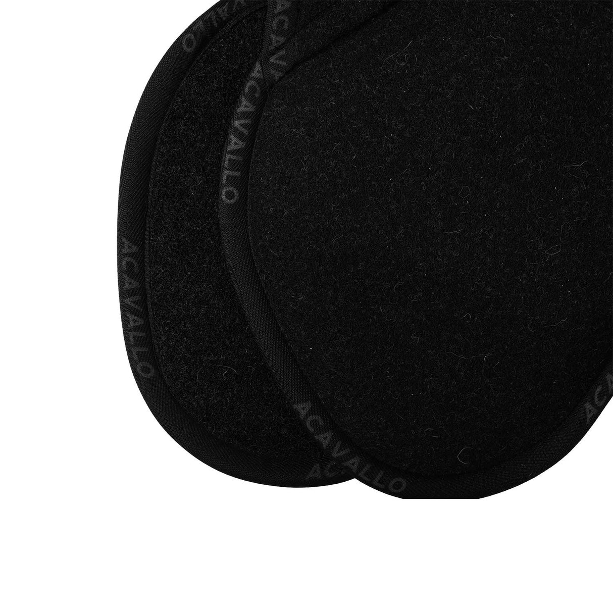 Pad Piuma WFS Pocket Double Felt Front & Rear Riser #colour_black