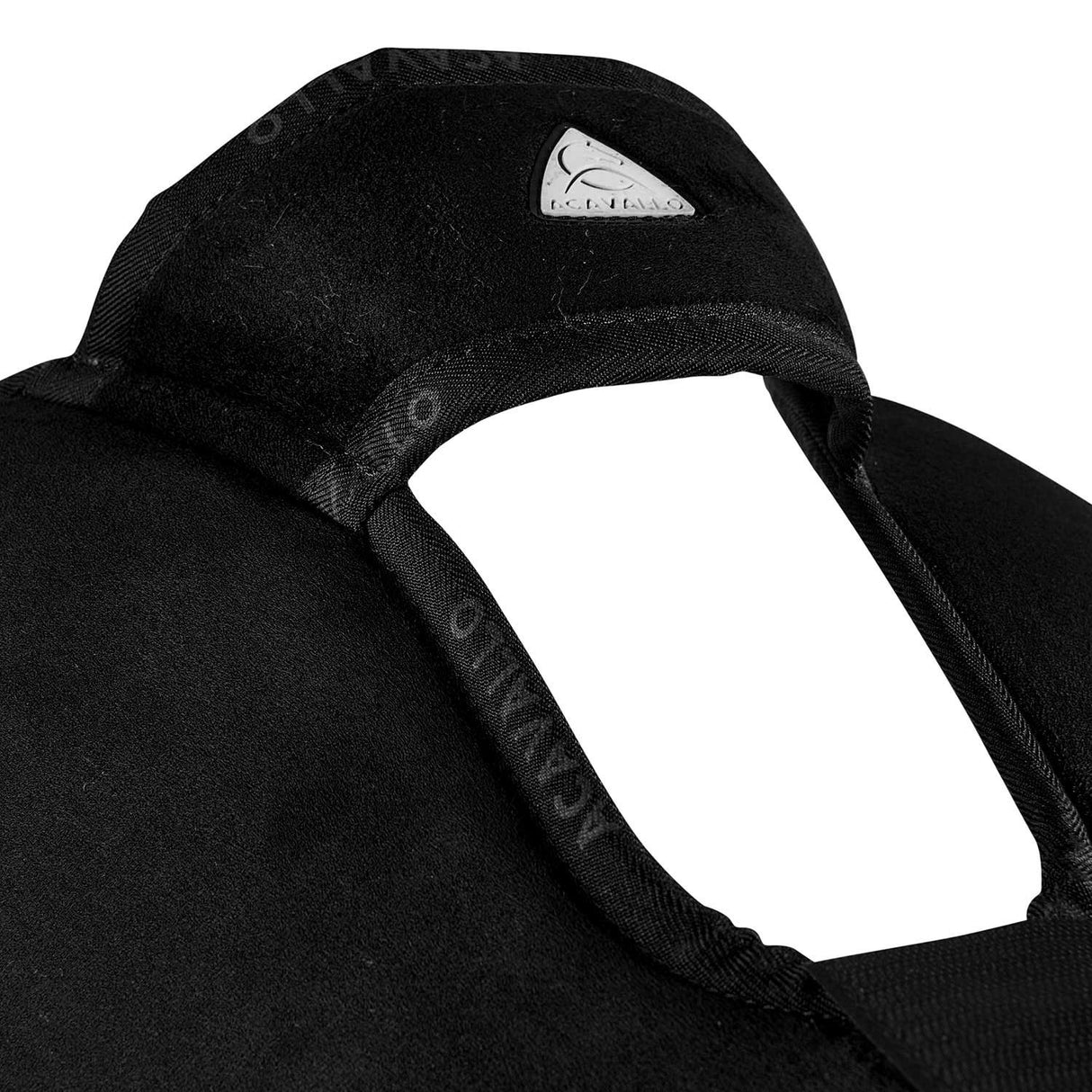 Acavallo Pad Piuma-FS WFS-FS Pocket Suede Front Riser #colour_black
