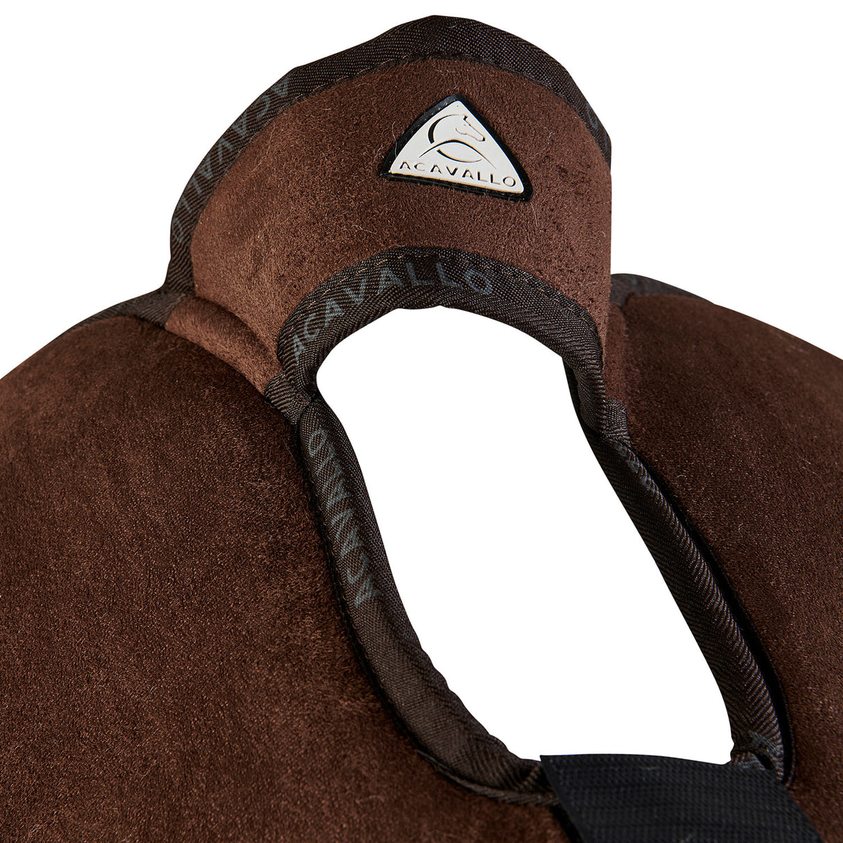 Acavallo Pad Piuma-FS WFS-FS Pocket Suede Rear Riser #colour_brown-natural
