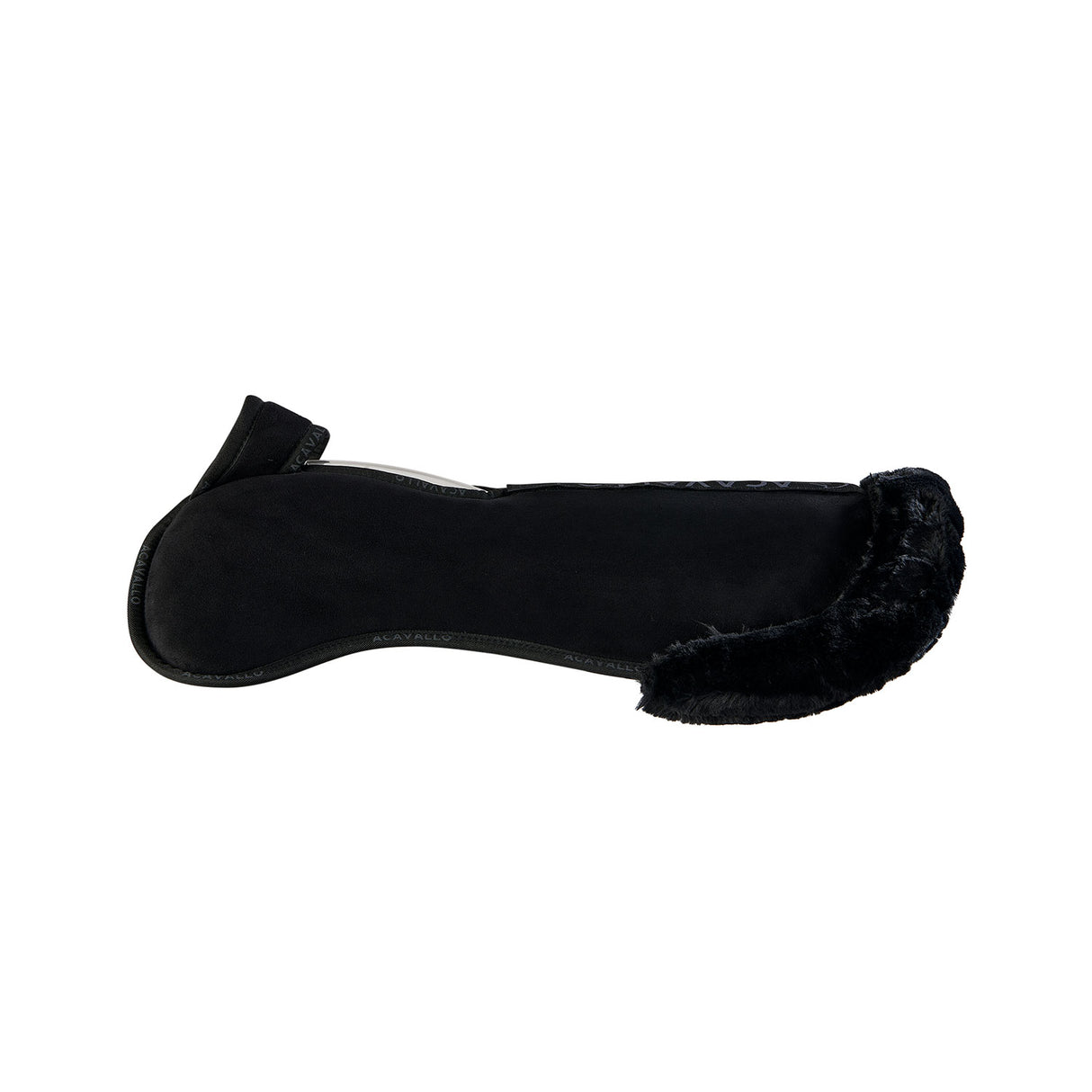 Acavallo Pad Piuma-FS WFS-FS Pocket Suede Rear Riser #colour_black